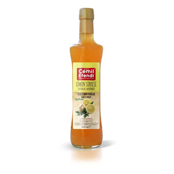 Limon Sarımsak Maydanoz Sirkesi