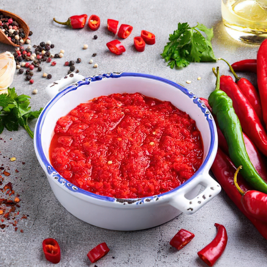 Ev Yapımı Antep Acı Biber Salçası | Güneşte Kurutulmuş