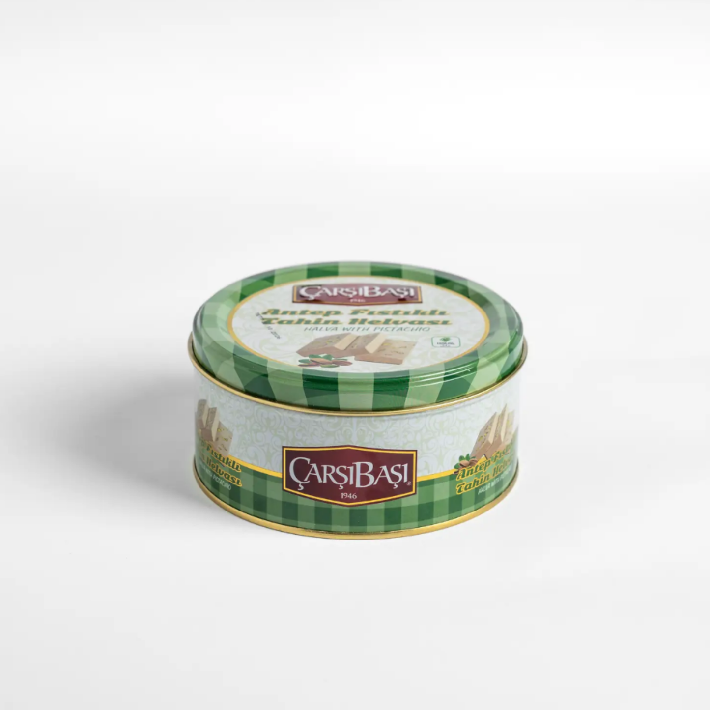 Antep Fıstıklı Tahin Helvası 850gr |Glutensiz Teneke Helva — Naturlina Organics