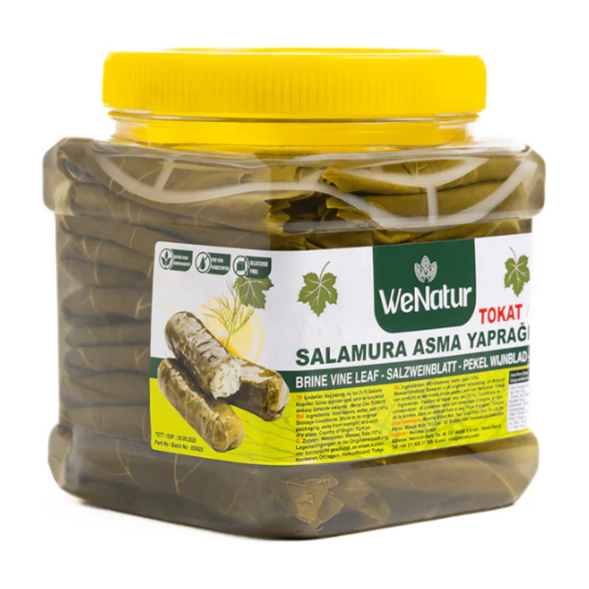 Salamura Asma Yaprak 600gr | Tokat Erbaa Narince Bağ Yaprağı 45–50 Adet — Naturlina Organics