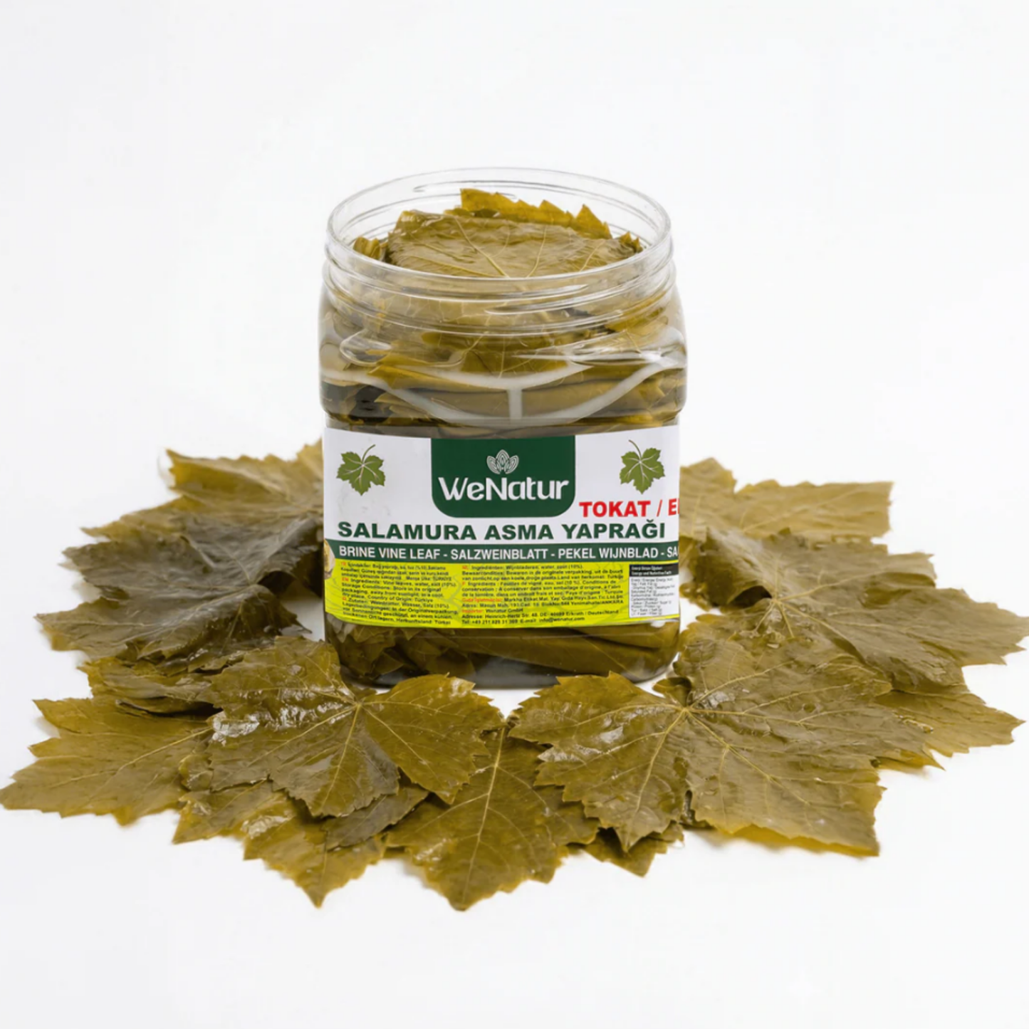 Salamura Asma Yaprak 600gr | Tokat Erbaa Narince Bağ Yaprağı 45–50 Adet — Naturlina Organics