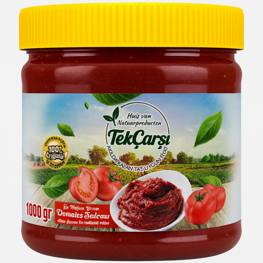 Ev Yapımı Antep Domates Salçası | Güneşte Kurutulmuş