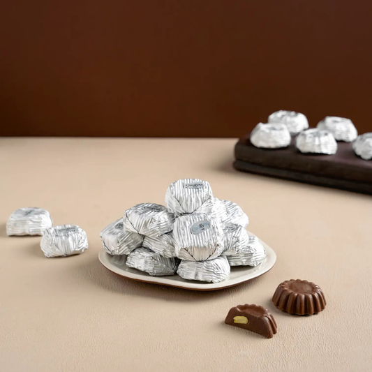 Çarşıbaşı Gümüş Çiçek Baton Antep Fıstıklı Çikolata