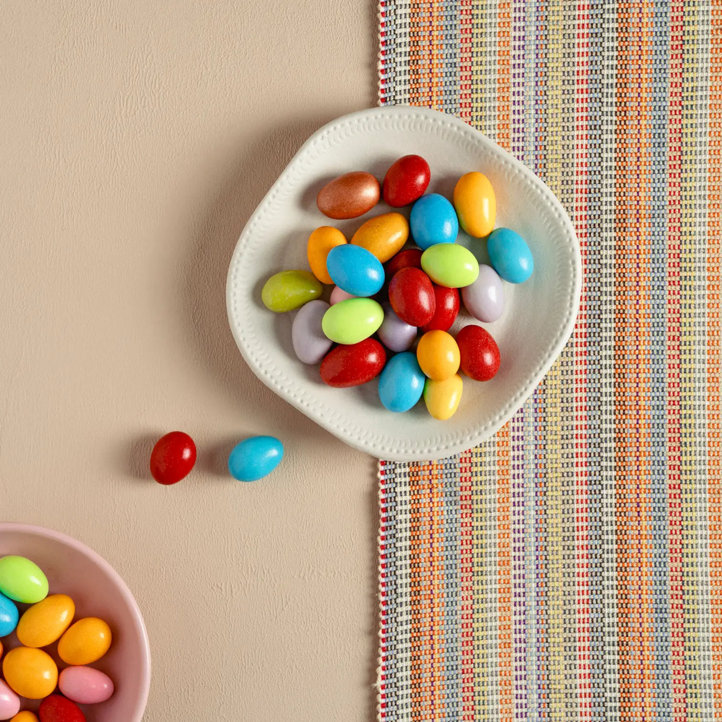 Bunt gemischte Zuckermandeln