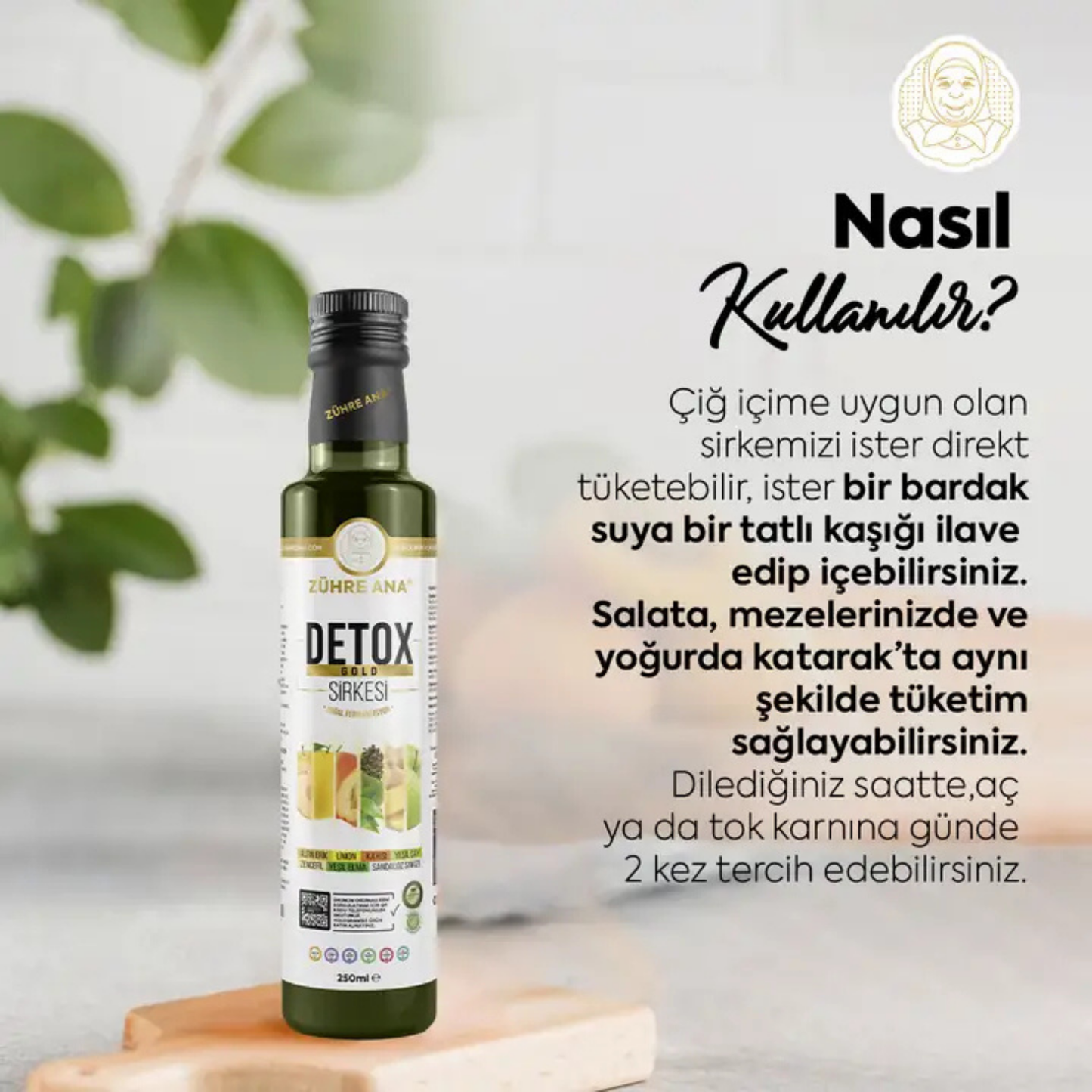 Zühre Ana Detox Gold Essig