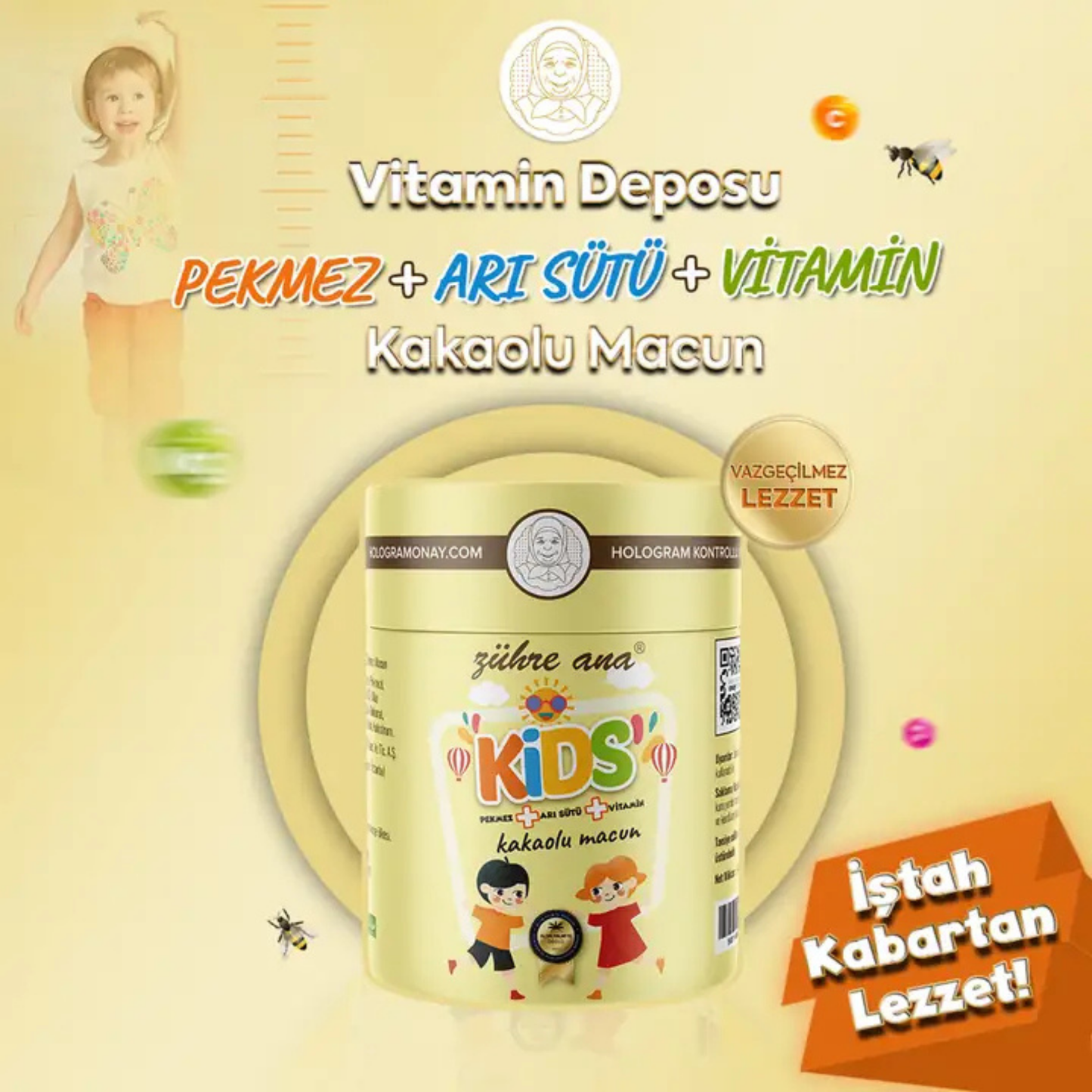 Zühre Ana Kids Kakaolu Macun