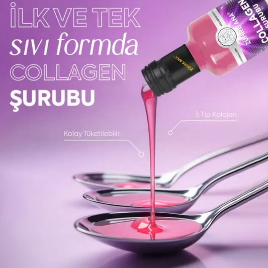 Zühre Ana Collagen Şurubu 250ml | Hidrolize Kolajen Peptit — Naturlina Organics